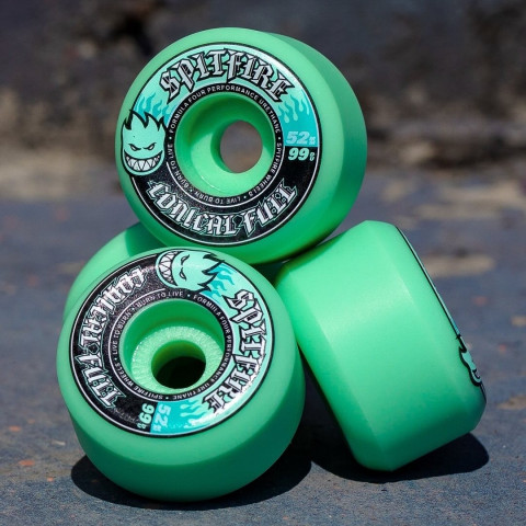 Колеса для скейтборда Spitfire F4 Conical Full Teal 99D 52mm Колеса для скейтборда Spitfire F4 Conical Full Teal 99D 52mm